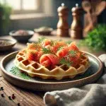 gaufre saumon aneth