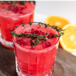 jus frais framboise et citron