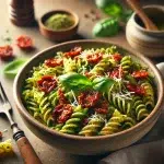 pates au pesto et tomates sechees