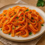 tagliatelle a la carotte et cumin