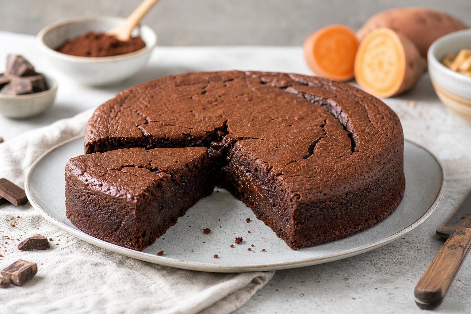 L’ingrédient qui change tout dans ce moelleux chocolat intense sain et gourmand…