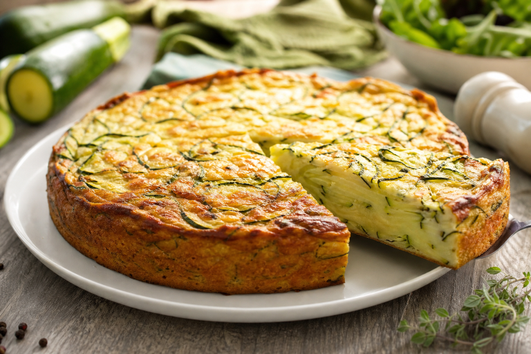 Gâteau invisible aux courgettes ultra fondant