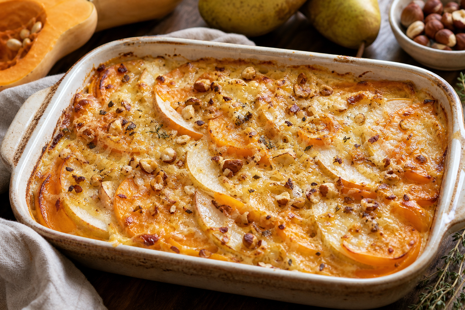 gratin-de-courge-poire-et-noisettes-au-comte