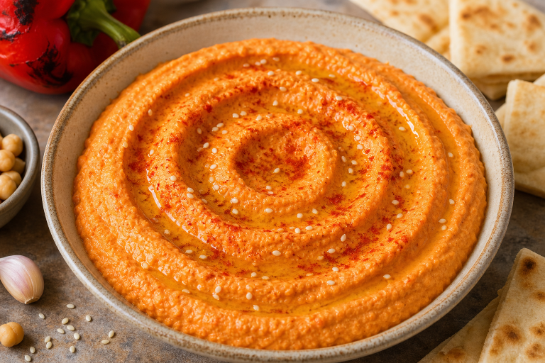houmous-poivron-rouge-grille