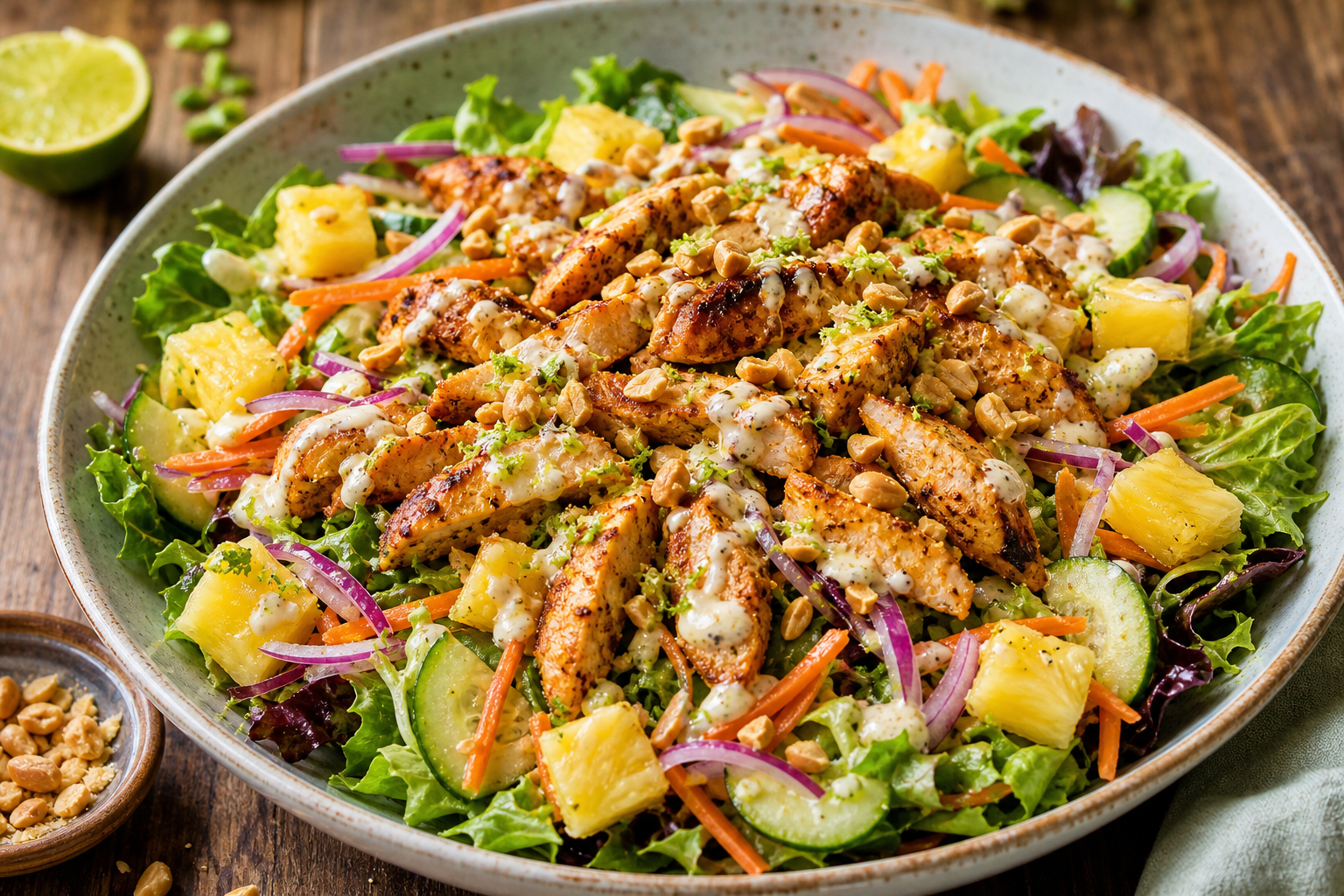salade-poulet-tandoori-ananas-frais