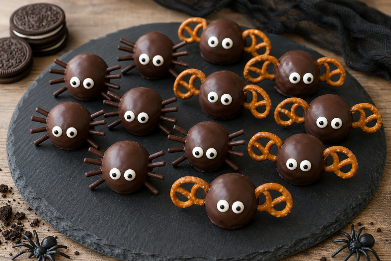 truffes-oreo-halloween-chauve-souris-araignee